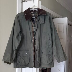 Barbour Bedale Olive Waxed Field Jacket